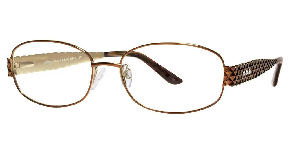 Sophia Loren Beau Rivage SLBR94 Eyeglasses - Gold - view 6